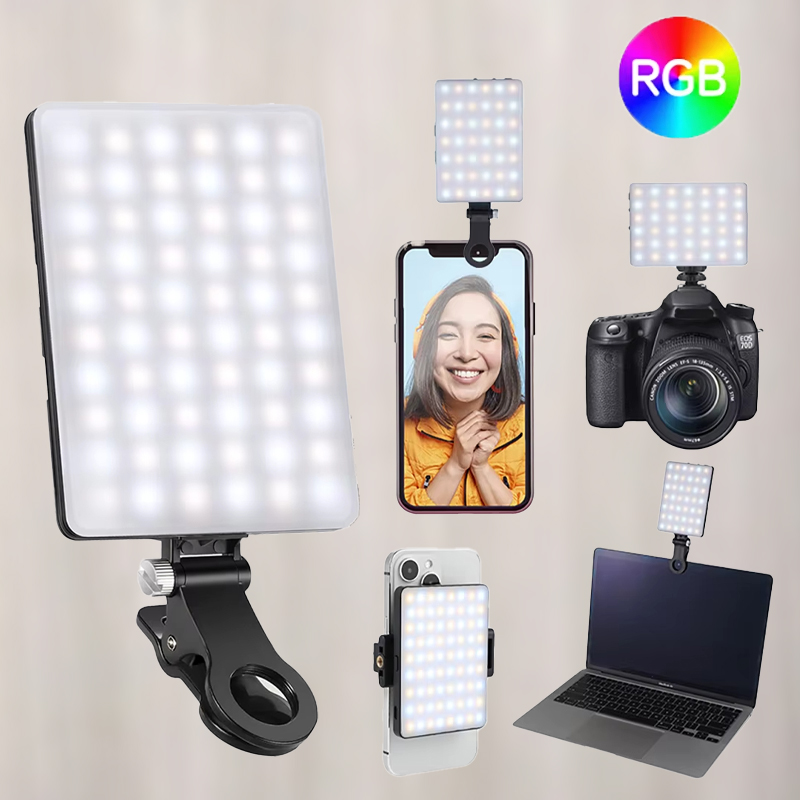 Photography Lighting Rgb - Mini RGB LED Fülllicht Tragbare Taschenclip-Lampe