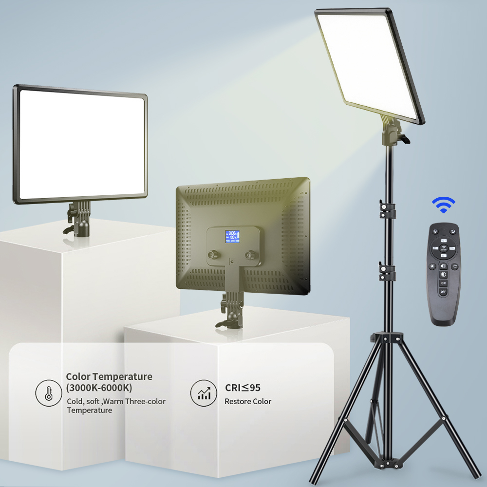 Photography Lighting Background - 10/14 Zoll LED-Videoleuchte, zweifarbig, 3000 K-6000