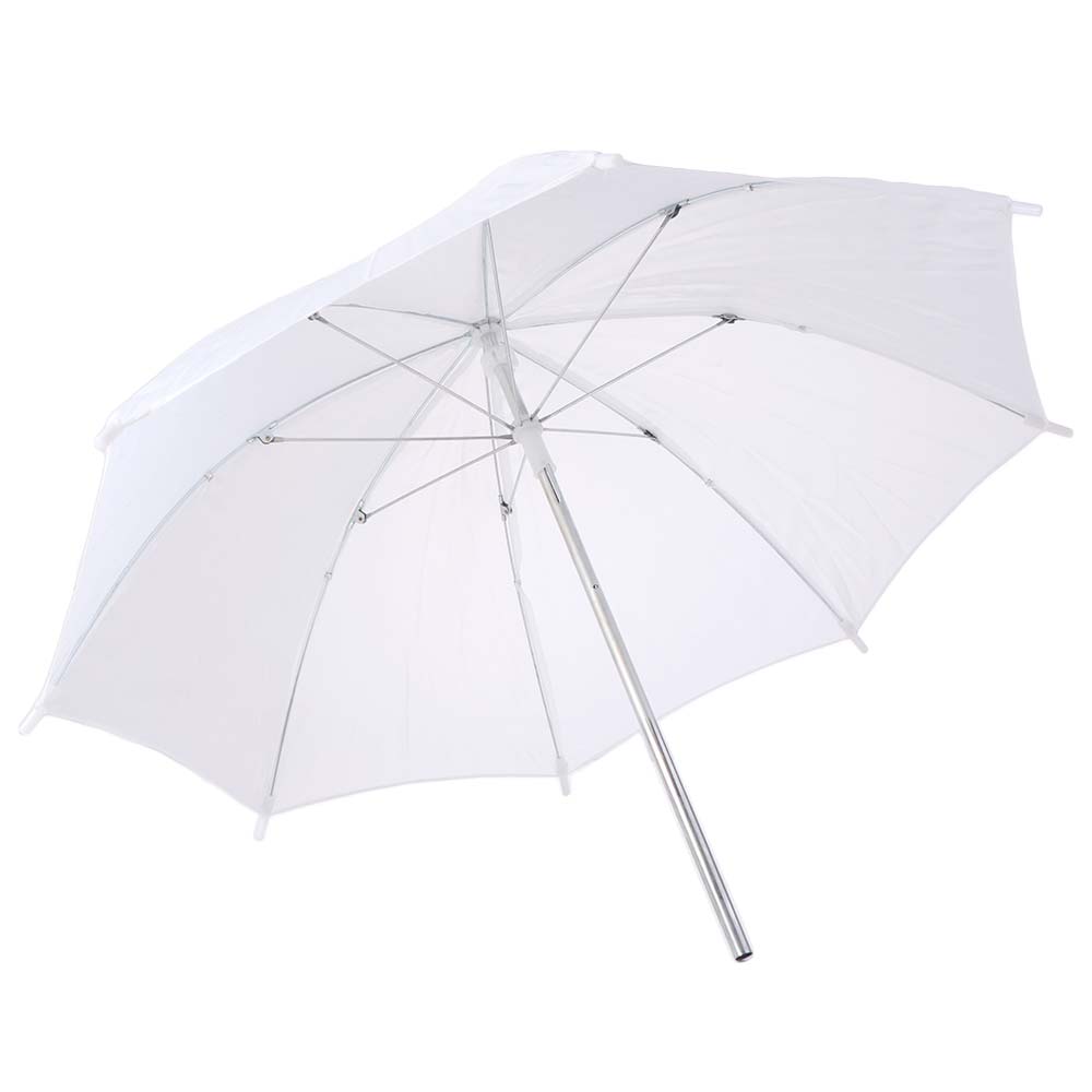 Photography Lighting Umbrella - 50cm/20 Zoll Fotografie-Regenschirm mit Metallgriff, Lichtschirm,
