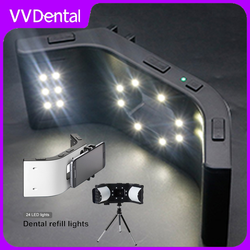 Photography Lighting Led - VVDental LED-Dentalkamera Fotografie-Oralfüllungsleuchte Foto-Makro-Intraorallicht für Zahnmedizin-Fotografieausrüstung
