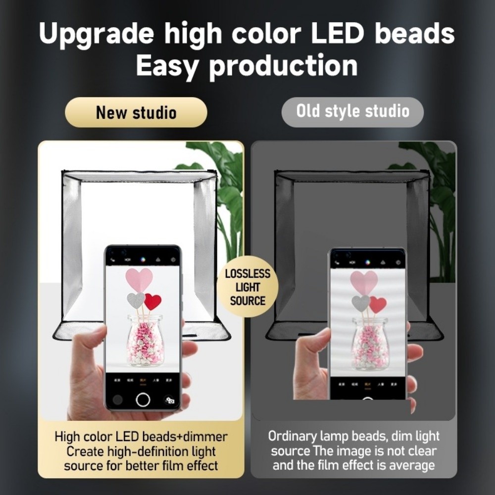 Photography Lighting Background - 45/65 cm LED Soft Light Box