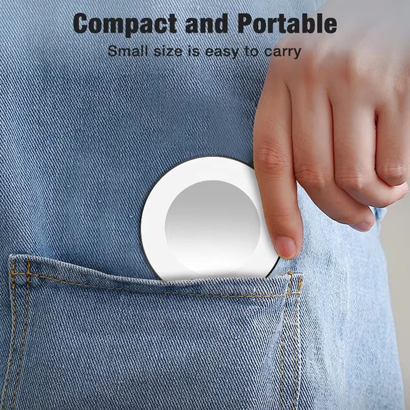 Photography Lighting Led - Mini-Magnet-Taschenleuchte mit 3 Geschwindigkeitsstufen, für Selfie-Spiegel,