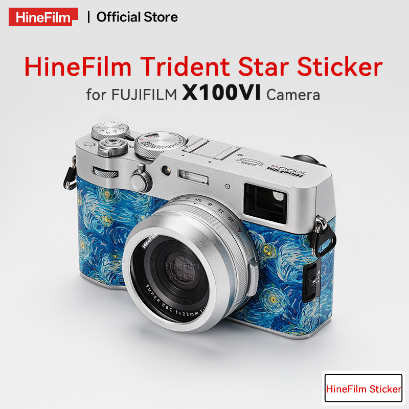 Fujifilm Camera X100Vi - Hinefilm Skin für Fujifilm X100VI Kamera-Aufkleber,