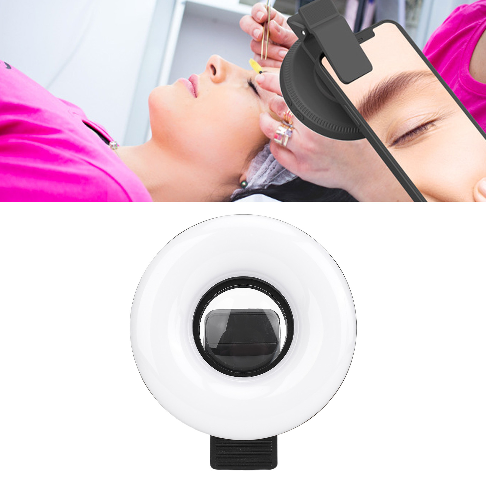 Photography Lighting Led - Telefon-LED-Licht, 15 x Makrolinse, LED-Fülllicht, kompakte