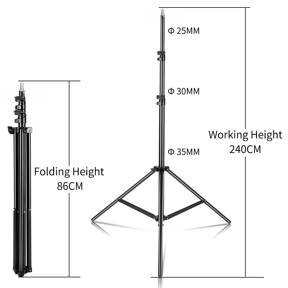 240CM/7,9FT 1/4 Zoll Schraubst – Photography Lighting Umbrella Bewertung und Preis