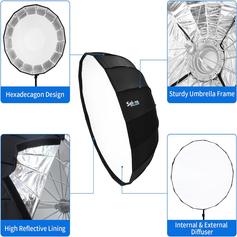 Selens Schnellaufbau Parabolis – Photography Studio Lighting Set Up Bewertung und Preis