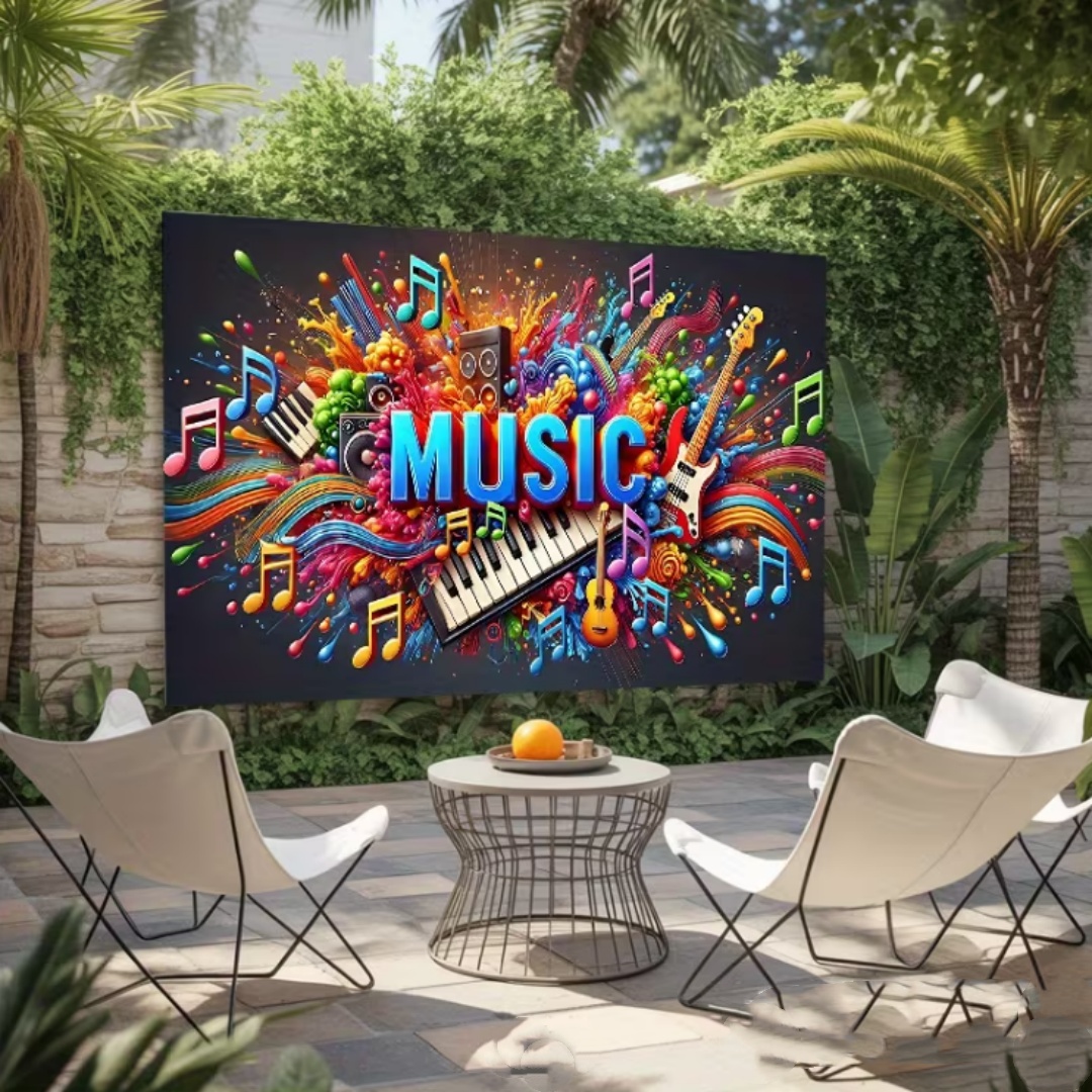 Lebendiges Musikthema, glitzer – Photography Lighting Background Bewertung und Preis