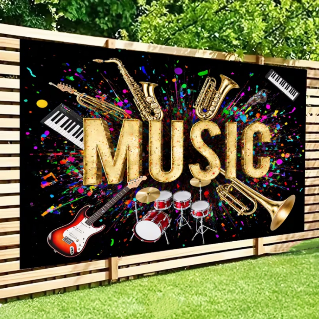 Lebendiges Musikthema, glitzer – Photography Lighting Background Bewertung und Preis