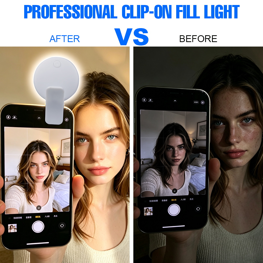 Tragbares Clip-On Selfie-Fülll – Photography Lighting Led Bewertung und Preis