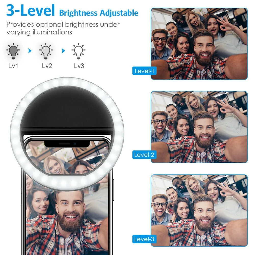 LED-Selfie-Ringlicht mit USB-L – Photography Lighting Led Bewertung und Preis