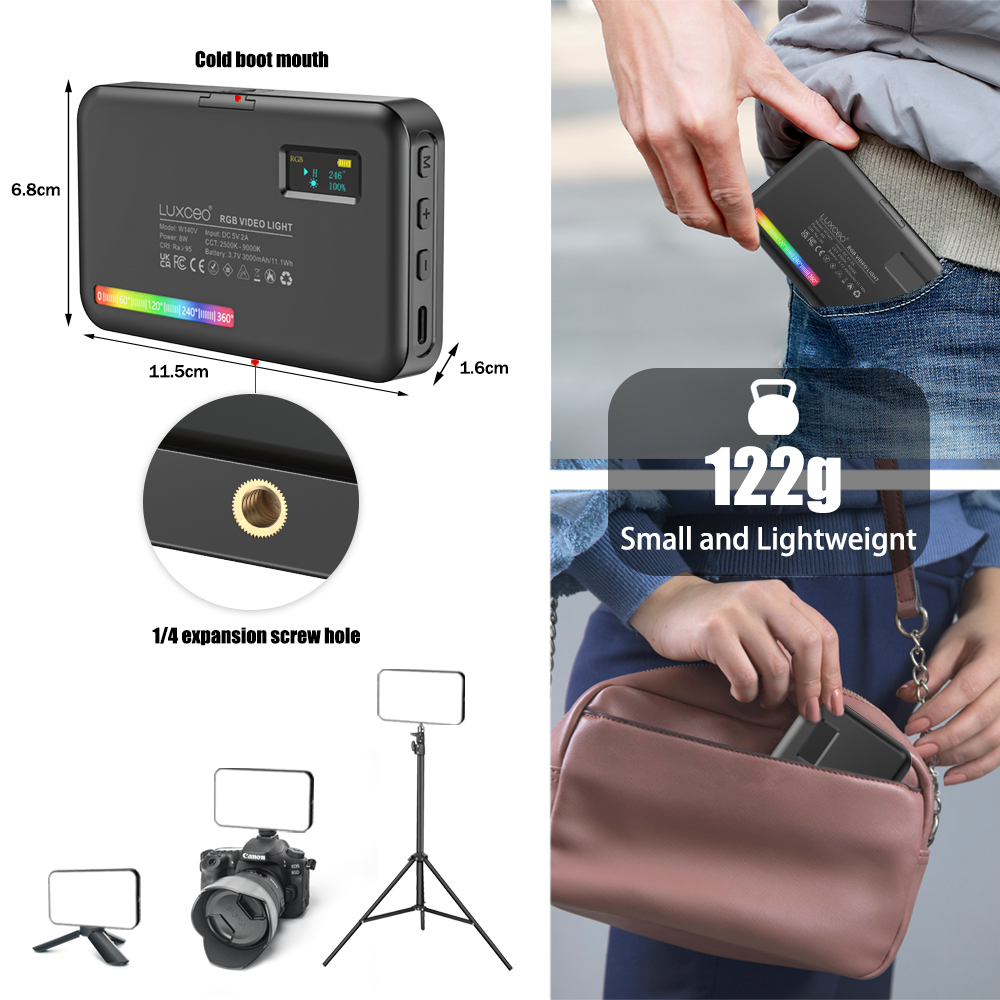 LUXCEO V10 PRO Videoleuchte RG – Photography Lighting With Umbrella Bewertung und Preis