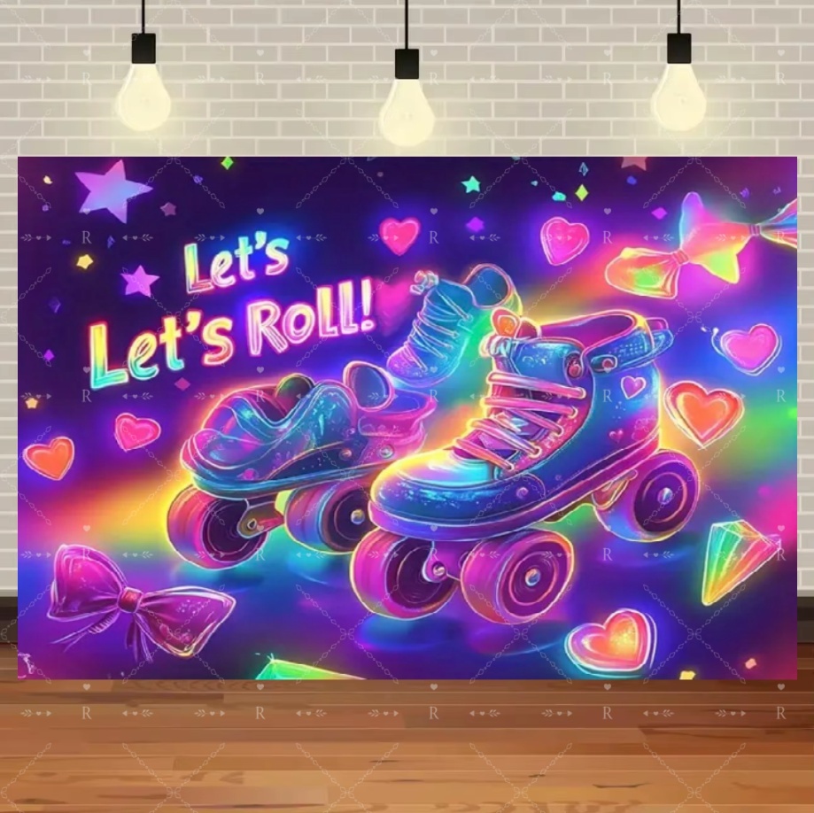Rollschuh-Themen Geburtstagspa – Photography Lighting Background Bewertung und Preis