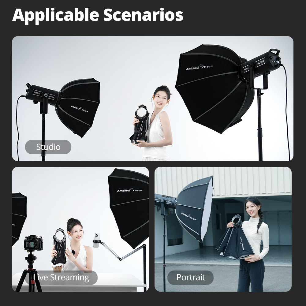 Ambitful FS80PRO Schnell aufba – Photography Studio Lighting Set Up Bewertung und Preis