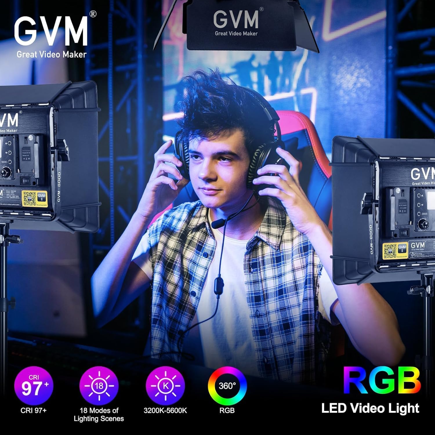 RGB-LED-Videobeleuchtungs-Set, – Photography Lighting Rgb Bewertung und Preis