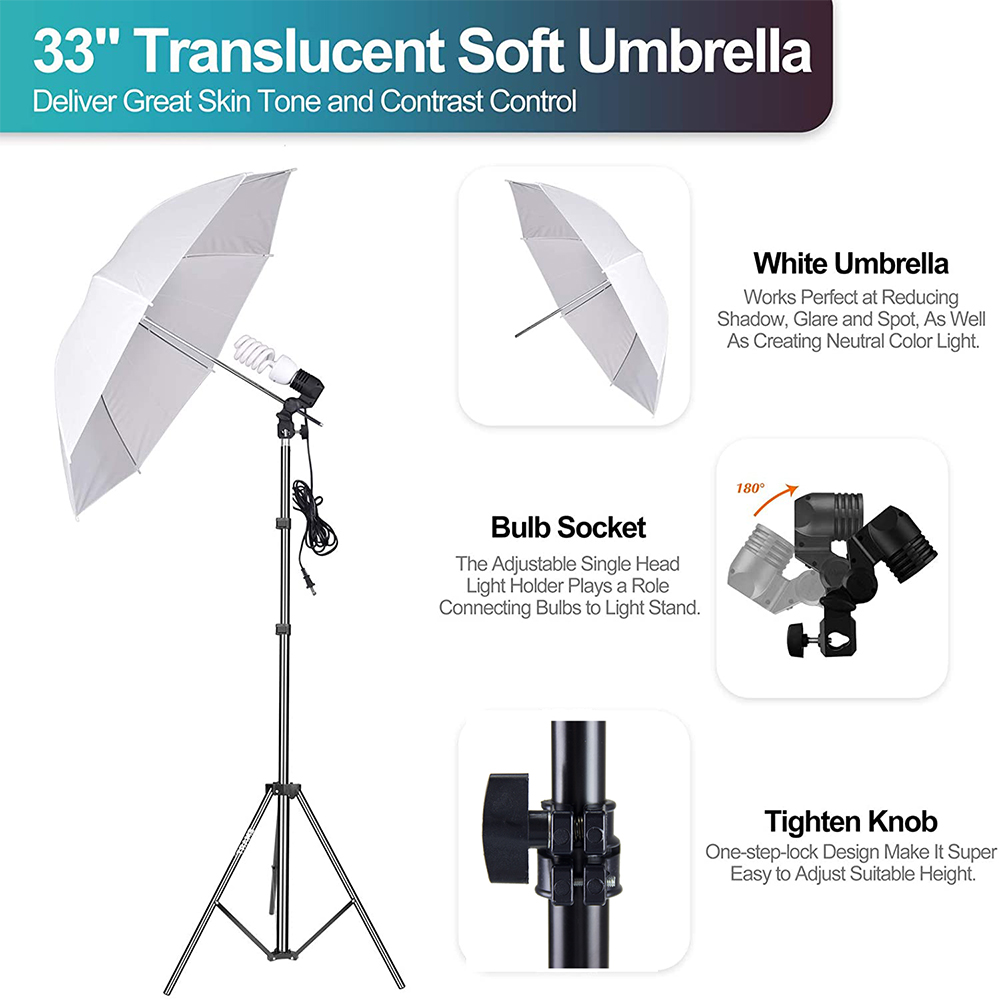 Kostengünstiges Foto-Studio-Au – Photography Lighting Umbrella Bewertung und Preis