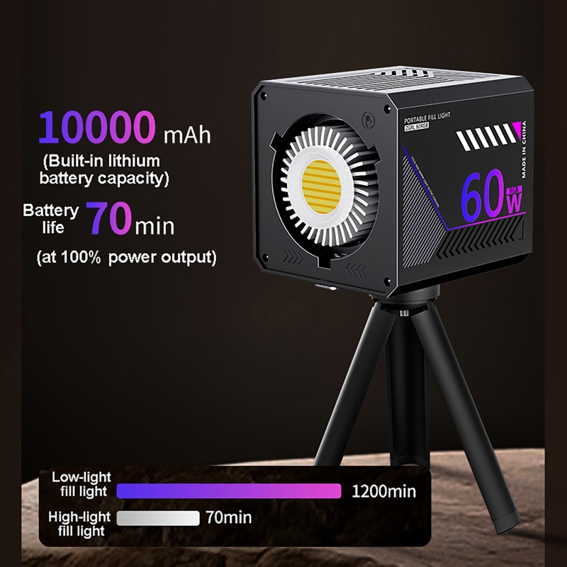 60W RGB Videoleuchte Tragbares – Photography Lighting Rgb Bewertung und Preis