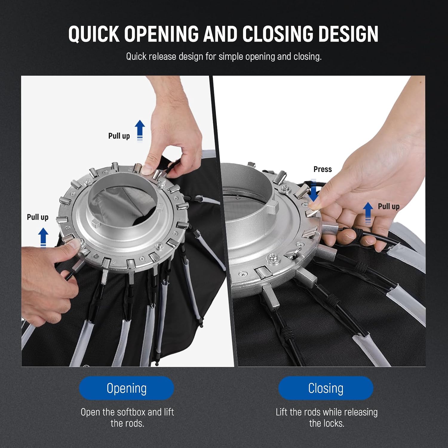 Parabolische Softbox mit Bowen – Photography Video Lighting Kit Bewertung und Preis