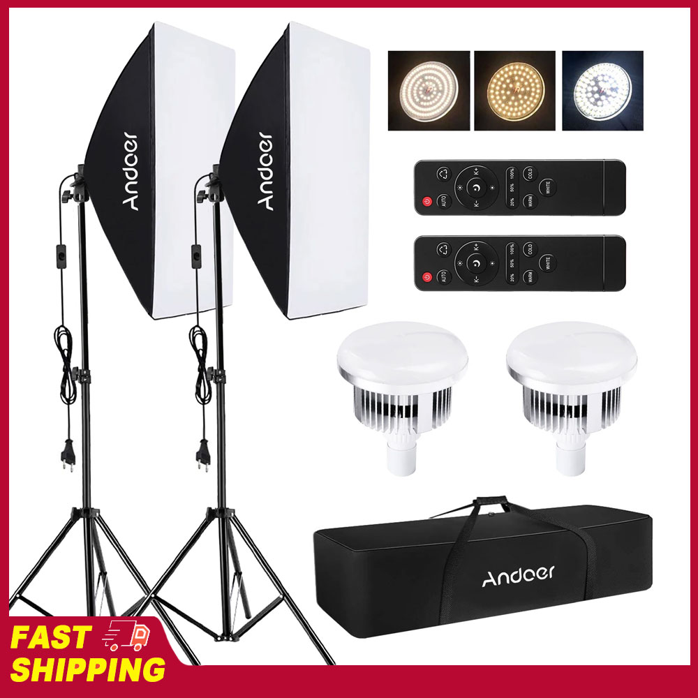 Andoer Softbox-Beleuchtungsset – Photography Video Lighting Kit Bewertung und Preis