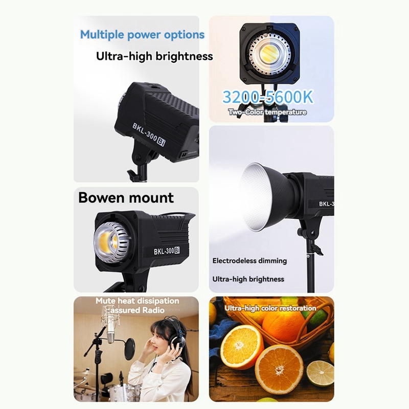 300W Bi-LED-Videoleuchte, kont – Photography Lighting Led Bewertung und Preis