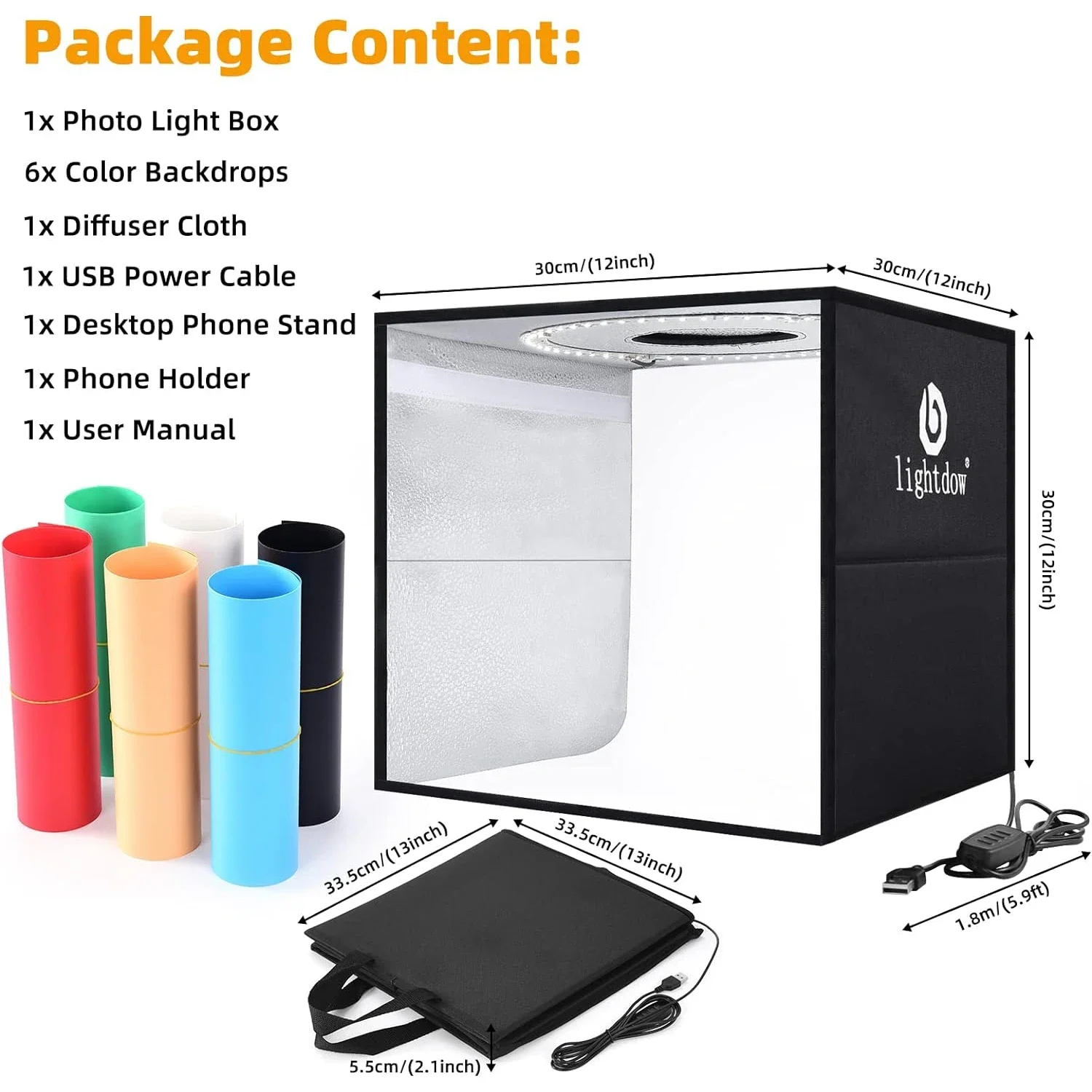 Lightdow Dimmbare Fotobox, LED – Photography Video Lighting Kit Bewertung und Preis