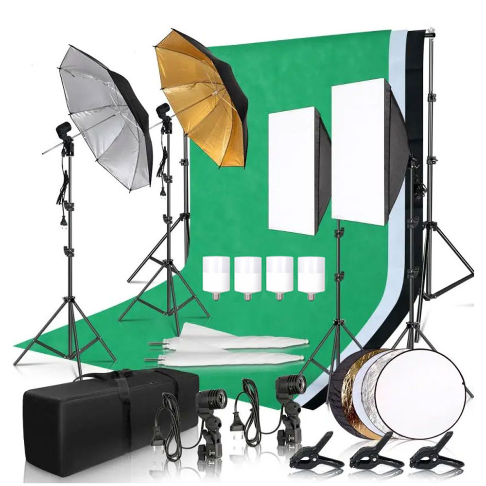 Fotografie-Fotostudio-Softbox- – Photography Video Lighting Kit Bewertung und Preis