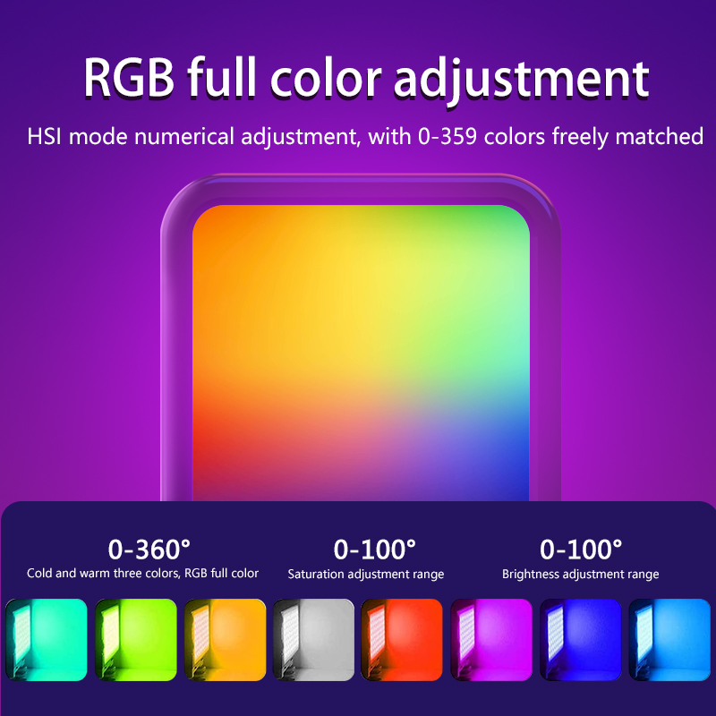 Tragbares Mini-RGB-Videolicht  – Photography Lighting Rgb Bewertung und Preis